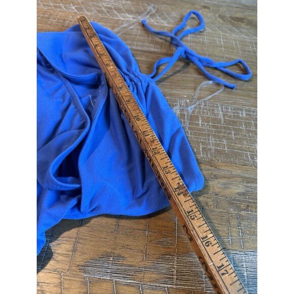 Ingrid & Isabel Blue Fitted Dress Bodycon Medium Spaghetti Straps Summer Party - Picture 7 of 8